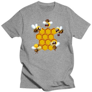 Cute Bee T-Shirt 'Busy Hive' | Graphic Tee S to 6XL
