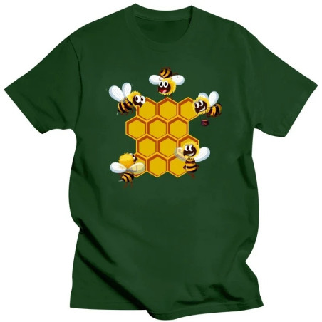 Cute Bee T-Shirt 'Busy Hive' | Graphic Tee S to 6XL