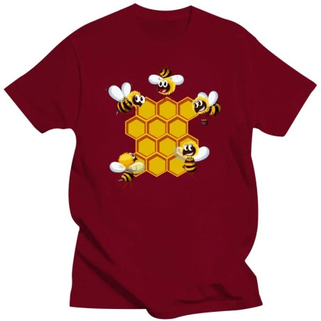 Cute Bee T-Shirt 'Busy Hive' | Graphic Tee S to 6XL