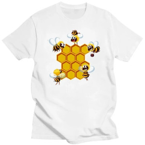 Cute Bee T-Shirt 'Busy Hive' | Graphic Tee S to 6XL