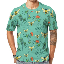 'Wild Garden' Bee T-Shirt | Cute Graphic Tee for Nature Lovers