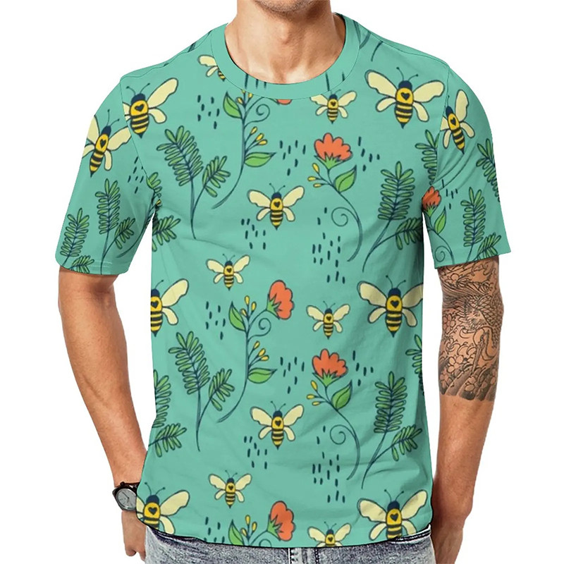 'Wild Garden' Bee T-Shirt | Cute Graphic Tee for Nature Lovers