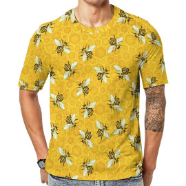 Buzzing Hive Bee T-Shirt | Cute Nature-Inspired Graphic Tee