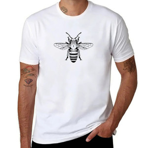 Minimalist Bee T-shirt | Cute Modern Graphic Tee for Women