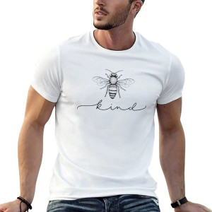 Men's Bee Kind T-Shirt | Cute Bee Graphic Tee for Nature Lovers