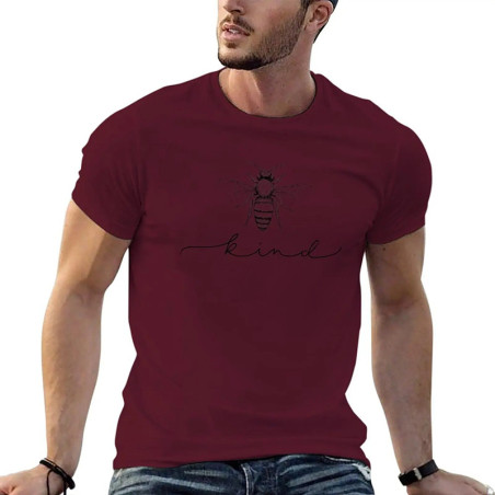 Men's Bee Kind T-Shirt | Cute Bee Graphic Tee for Nature Lovers