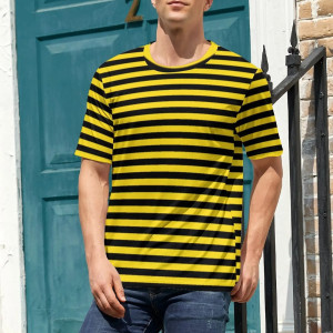 Cute Bee Striped Tee - Yellow & Black Shirt | 1001bees.com