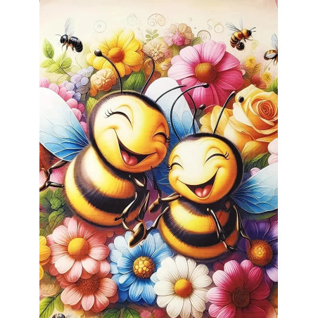 Cute Bee T-Shirt for Women | Honey & Flowers Graphic Tee