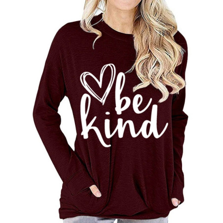 Cute Bee Sweatshirt for Women | Unique 'Bee Kind' Gift Idea