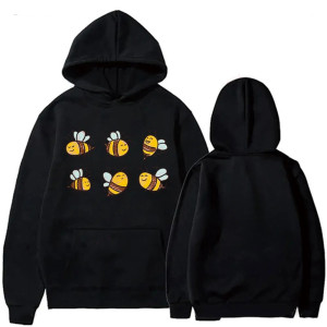Cute "Happy Hive" Bee Hoodie | Cozy & Colorful Sweatshirt