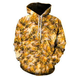 "Nectar Dance" Bee Hoodie | Cute 3D Graphic Sweatshirt