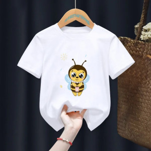 Cute Sleepy Honey Bee T-Shirt for Kids | 1001bees.com