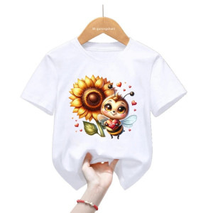"Floral Sweetness" Bee T-Shirt – Cute & Comfy | 1001bees.com