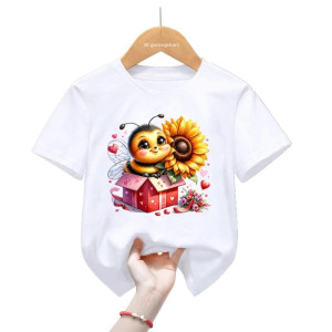 Kids Bee T-Shirt "Sunshine Box" - Cute Bee Graphic Tee Gift