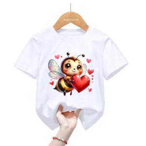 Cute "Flying Heart" Bee T-Shirt for Kids | 1001bees.com