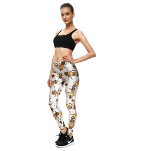 Elegant Forager Bee Leggings – Cute & Comfortable Style
