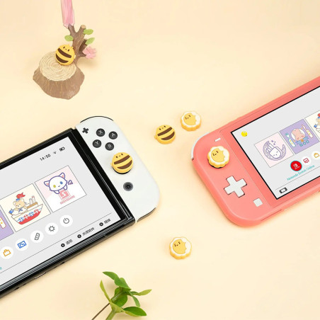 Cute Bee Nintendo Switch Joystick Caps | Thumb Grips Gift