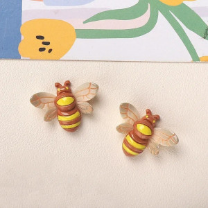 Cute Resin Bee Figurines | Set of 10 for DIY Crafts & Decor
