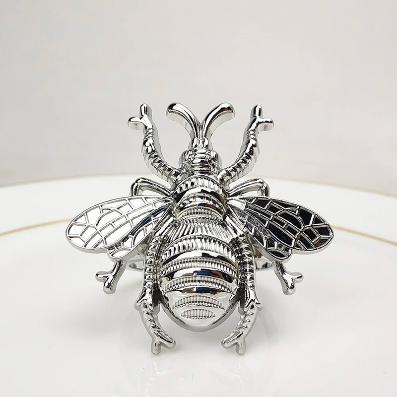 Royal Bee Napkin Rings | Unique Table Decor & Gift Idea
