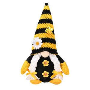 Cute Bee Gnome "Floral Bliss" | Unique Spring Home Decor Gift
