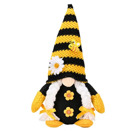 Cute Bee Gnome "Floral Bliss" | Unique Spring Home Decor Gift