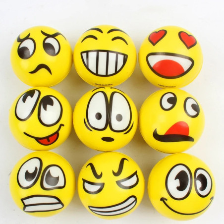 Funny Bee Head Stress Balls (Set of 12) | Cute Fidget Toy