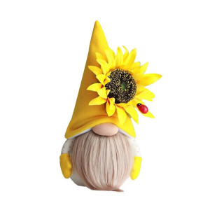 "Sunflower Guardian" Bee Gnome Couple | Cute Spring Decor Gift
