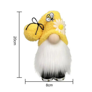 Cute Bee Gnome Decor | Unique Handmade Gift for Bee Lovers