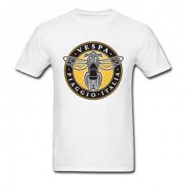 Tshirt Vespa homme vintage Blanc