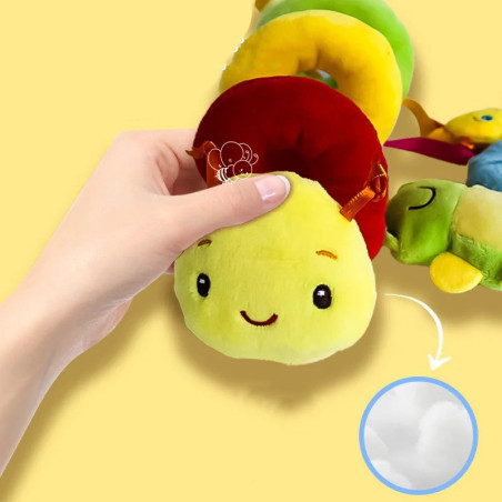 Musical Bee Activity Spiral | Cute Baby Stroller & Crib Toy