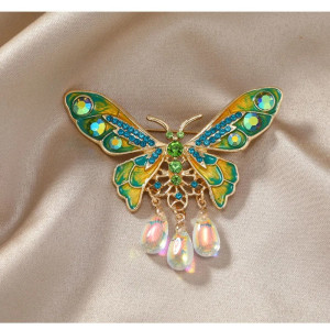 Large Butterfly Brooch Pin | Elegant Jewelry Gift for Women