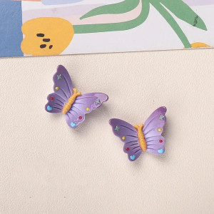 Cute Resin Butterfly Charms - Set of 10 for DIY Crafts