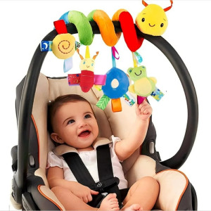 Musical Bee Activity Spiral | Cute Baby Stroller & Crib Toy
