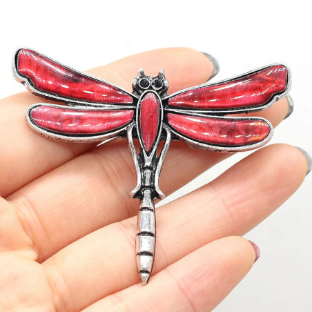 Colorful Mosaic Dragonfly Earrings | Unique Insect Jewelry Gift
