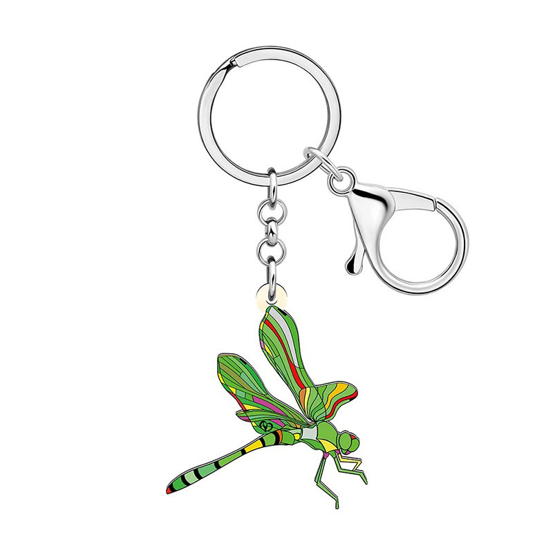 Enamel Dragonfly Keychain | 6 Colors | Cute Gift | 1001bees