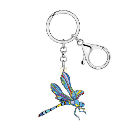 Enamel Dragonfly Keychain | 6 Colors | Cute Gift | 1001bees
