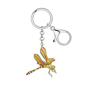 Enamel Dragonfly Keychain | 6 Colors | Cute Gift | 1001bees