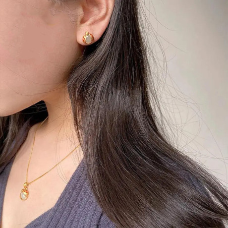 Cute Ladybug Necklace | 24K Gold Plated | Unique Gift Idea