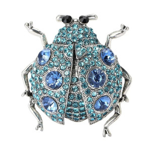 Vibrant Ladybug Brooch | Cute Insect Jewelry Gift for Women
