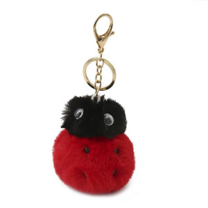 Cute Large Plush Ladybug Keychain | Gift Idea | 2 Colors