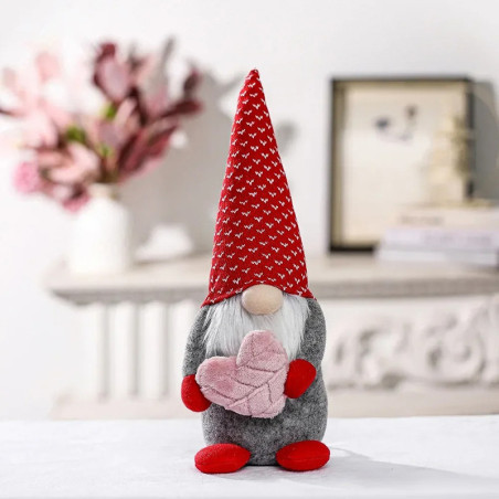 Cute Ladybug Gnome with Heart | Valentine's Day Gift Idea