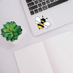 Cute Bee Stickers | Pack of 10, 30, 50 | Unique Gift Idea