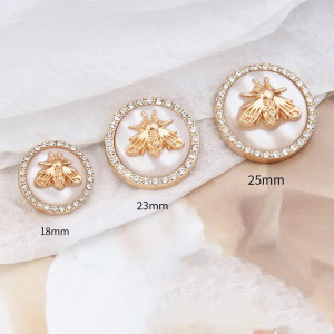 Imperial Bee Buttons | Set of 6 Cute & Elegant Buttons