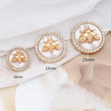Imperial Bee Buttons | Set of 6 Cute & Elegant Buttons
