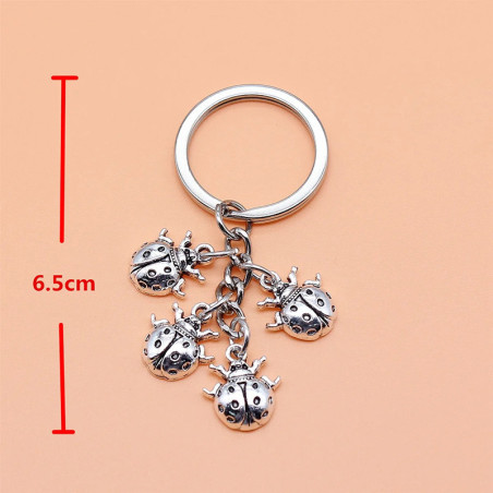 Cute Ladybug Keychain | Unique Good Luck Charm Gift Idea