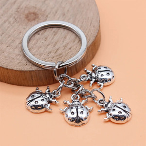 Cute Ladybug Keychain | Unique Good Luck Charm Gift Idea