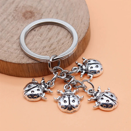 Cute Ladybug Keychain | Unique Good Luck Charm Gift Idea