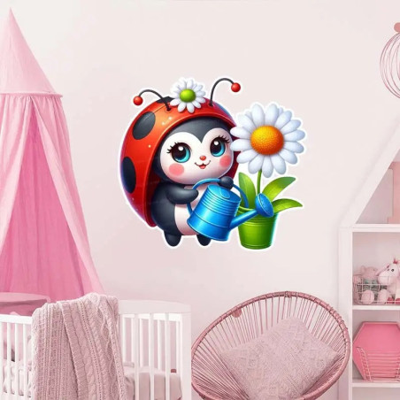 Ladybug 'Garden Guardian' Sticker | Cute Gift for Nature Lovers