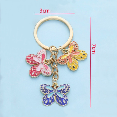Cute Butterfly Keychain | Enchanted Trio Gift for Women