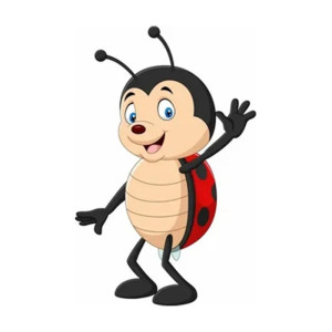 Cute "Hello Spring" Ladybug Sticker | Unique Gift Idea